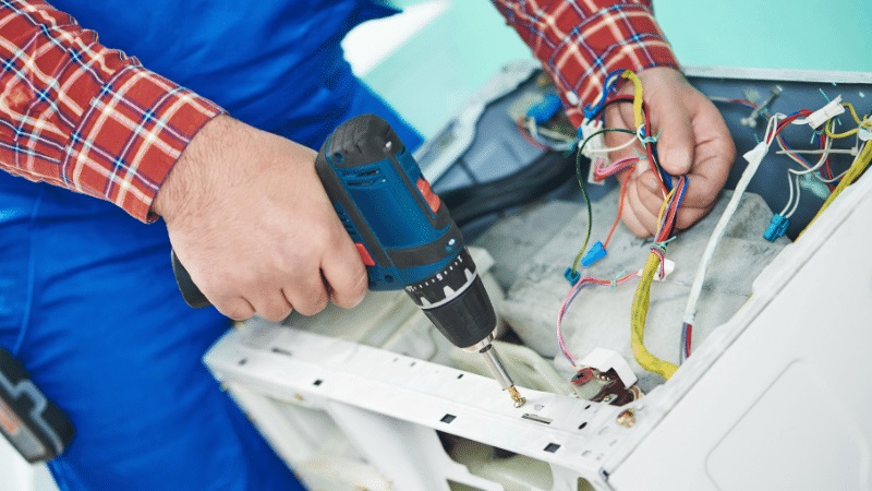 Karapürçek Çetintaş Çetintaş çamaşır makinesi kart tamiri – Su almama arızası orijinal parça ile giderildi. - Teknik servis örneği